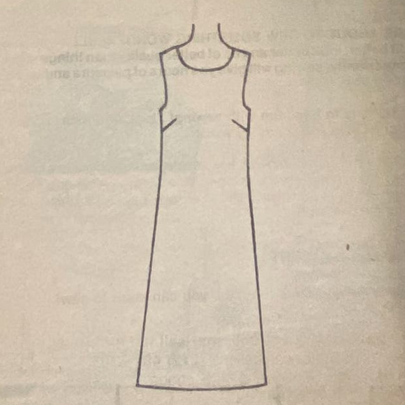 Simplicity 5227 Pattern Jumper Miss 12 Uncut Slim Fit Boho Back Zip Scoop Neck - Picture 4 of 7